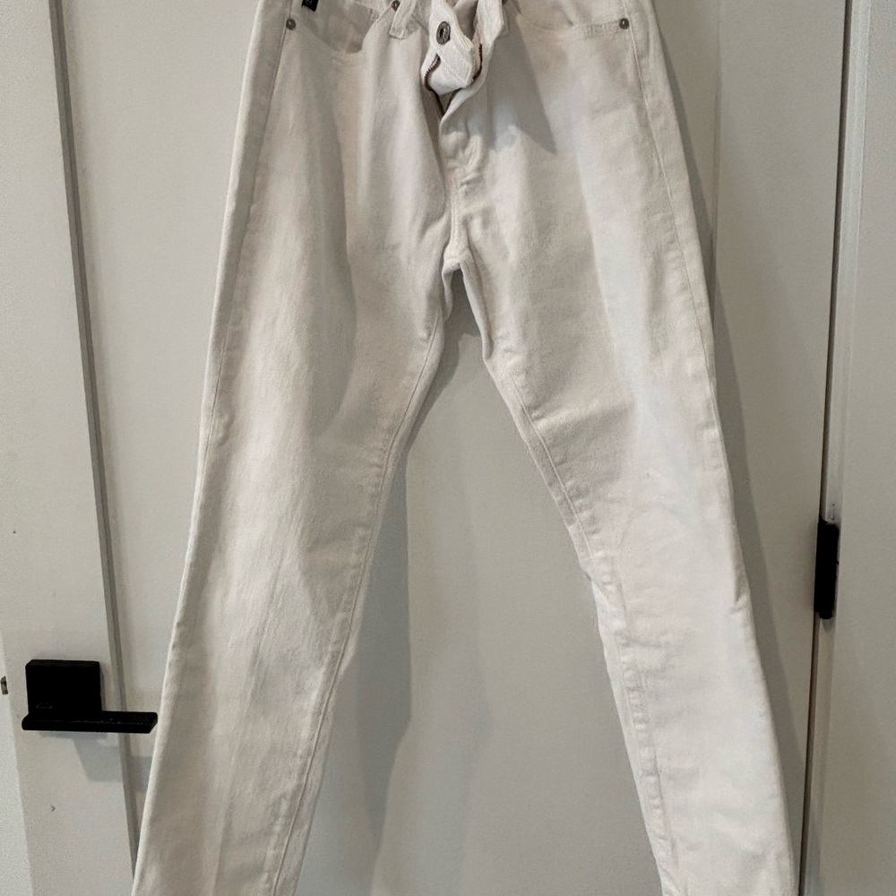 AG Adriano Goldschmied White Women's Skinny Jeans